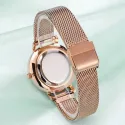 Flower Background Custom Name Personalized Lady Watches - Gift For Her